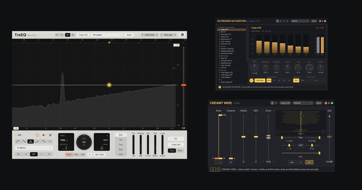 Phase 35 Audio Trenev Audio — plug-ins for mixing and mastering